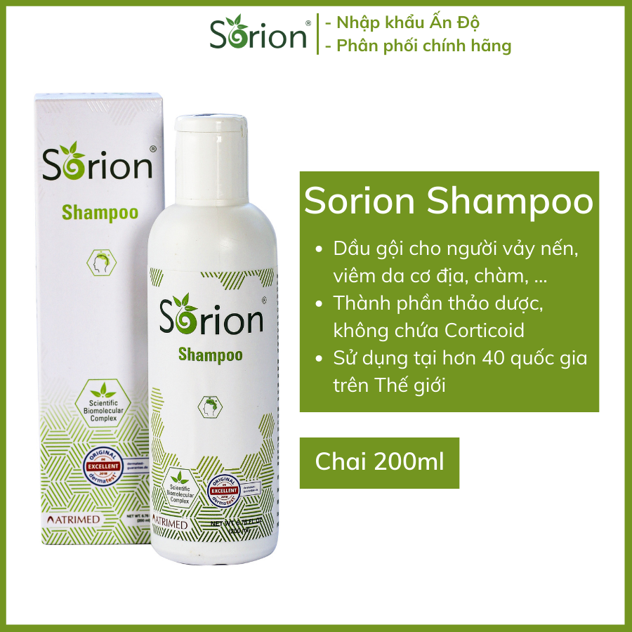 Shampoo - Dầu gội thảo dược cho người vảy nến, viêm da cơ